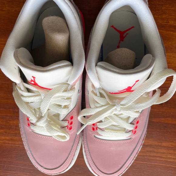 Air Jordan 3 Retro Womens Rust Pink/Bright Crimson Sz 6.5.     0039 - Picture 1 of 10